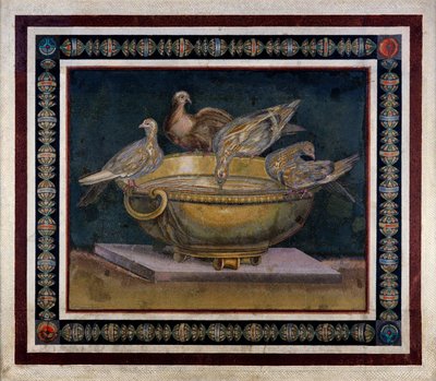 Mosaïque des colombes - Unbekannt Unbekannt